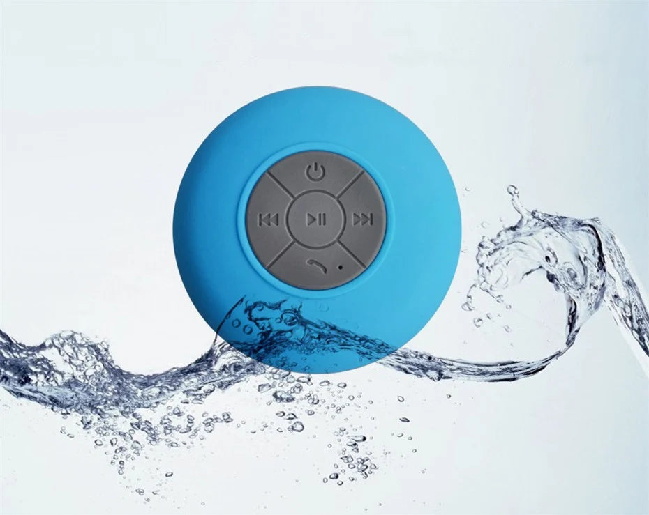 Portable Waterproof Bluetooth Audio Speaker for Shower, Car, and Outdoor Use – Compact Wireless Soundbar for Phones and Hands-Free Calling"