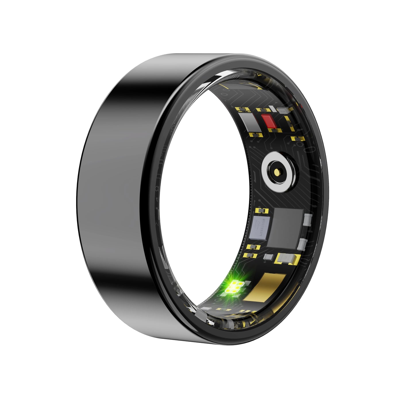 Smart Ring - Heart Rate, Health & Sleep Monitoring, IP68 Waterproof, Multi-Sport Modes, Titanium Steel Shell