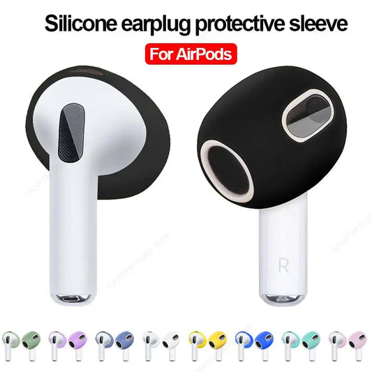 Soft Silicone AirPods 3 Case & Ear Cap Covers – Custom Fit for AirPods 3 & AirPods Pro 3rd Gen Protection